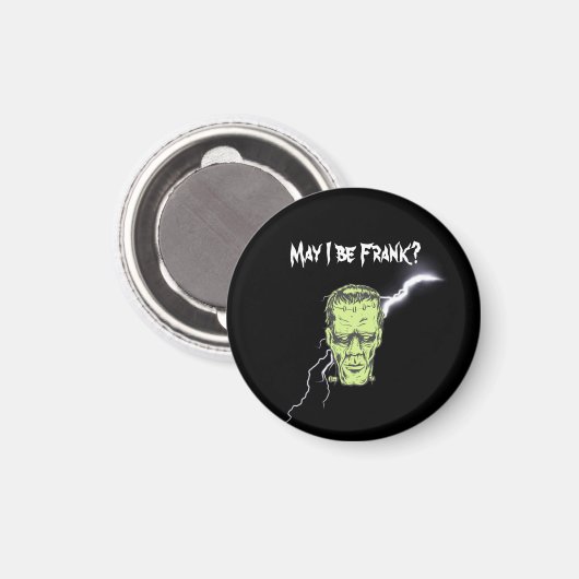 Aimant Halloween Magnet, Que Je Sois Frank, Frankenstein (Recto/Verso)