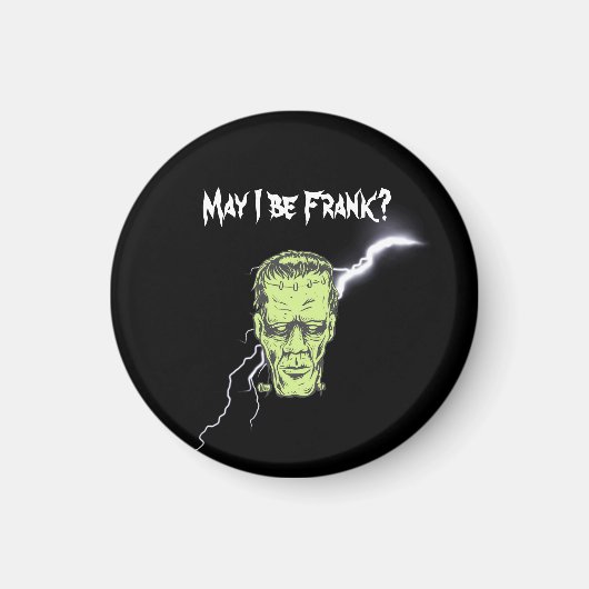 Aimant Halloween Magnet, Que Je Sois Frank, Frankenstein (Devant)