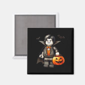 Aimant Halloween Maître Constructeur Vampire Enfants Bâti (Recto/Verso)