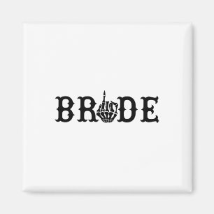 Aimant Halloween mariée Mariage Groom Skeleton jusqu'à la