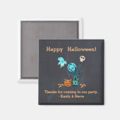 Aimant Halloween Merci Ghosts Bats Skuls & Candy (Recto/Verso)