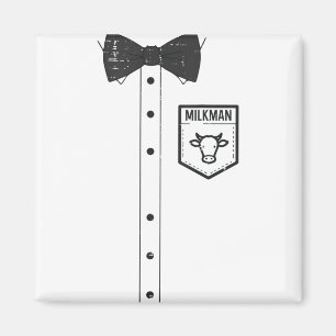 Aimant Halloween Milkman Pocket Drôle Costume Lait Unifor