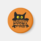 Aimant Halloween Mode d'effroi Chat effrayé (Devant)