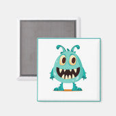 Aimant Halloween/Monster/dessin animé (Recto/Verso)