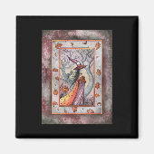 Aimant Halloween Mystic Witch par Molly Harrison (Devant)