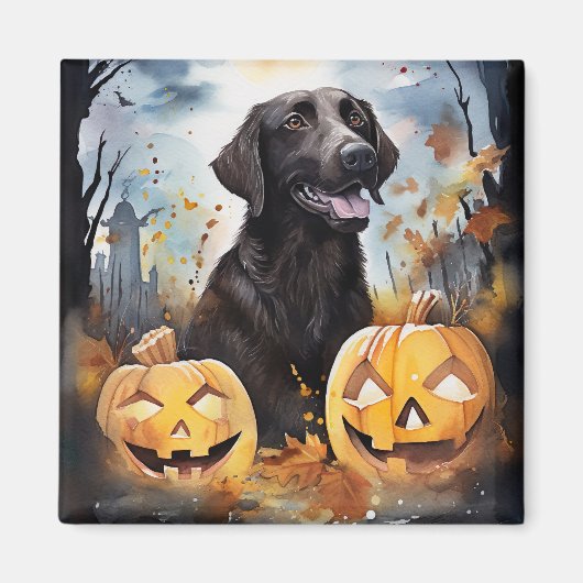 Aimant Halloween Nouvelle-Écosse avec la peur Citrouille (Devant)