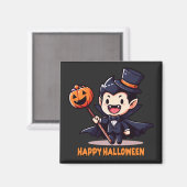 Aimant Halloween - Petit vampire enfantin (Recto/Verso)