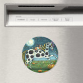 AIMANT HALLOWEEN PONY ET CHAT CHAT CHAT CHEVAL (In Situ (Lave-vaisselle))