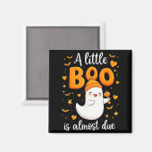 Aimant Halloween Pregnancy Announcement A Little Boo Is A (Recto/Verso)