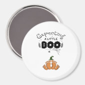 Aimant Halloween Pregnancy Mom To Be Expecting Little Boo (Recto/Verso)