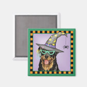 Aimant Halloween Rottweiler (Recto/Verso)