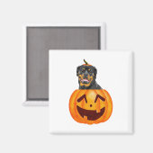 Aimant Halloween Rottweiler (Recto/Verso)