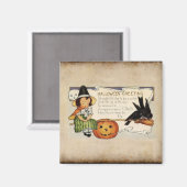 AIMANT HALLOWEEN SALUT VINTAGE (Recto/Verso)