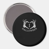 Aimant Halloween Skeleton Heart Fall (Recto/Verso)