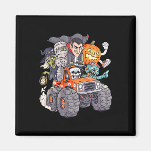 Aimant Halloween Skeleton Zombie Monster Truck Vampire Bo