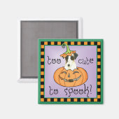Aimant Halloween Smooth Fox Terrier (Recto/Verso)