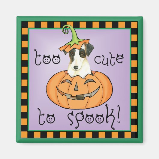 Aimant Halloween Smooth Fox Terrier (Devant)