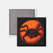 Aimant Halloween Spider Jack-o'-lantern (Recto/Verso)