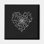 Aimant Halloween Spider Web Costume Cute Heart Spider Web (Devant)