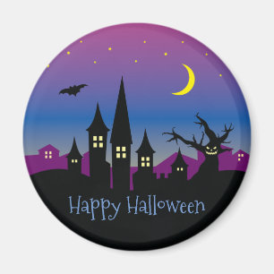 Aimant Halloween Spooktacular Scary Déplaisant Maison han
