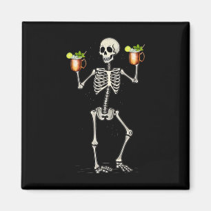 Aimant Halloween Squelette Boire Moscou Mule Tail