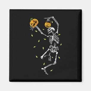 Aimant Halloween Squelette Hommes Femmes Danser Squelette