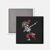 Aimant Halloween Squelette Pirate Dab Costume garçon Enfa (Recto/Verso)