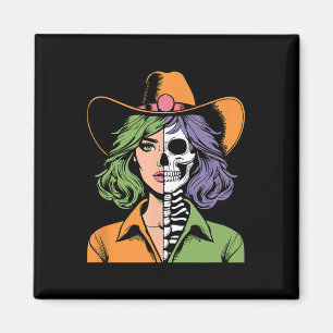 Aimant Halloween squelettique