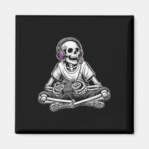 Aimant Halloween squelettique