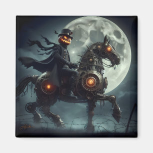 Aimant Halloween Steampunk Cavalier sans tête
