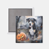 Aimant Halloween Suisses du Grand Suisses avec la peur Ci (Recto/Verso)