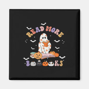 Aimant Halloween Super Lire plus Livres mignon Boo Ghost