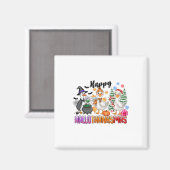 Aimant Halloween Thanksgiving Noël Joyeux Hallomerci (Recto/Verso)