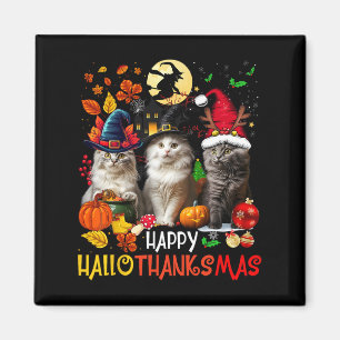 Aimant Halloween Thanksgiving Noël Joyeux Hallomerci