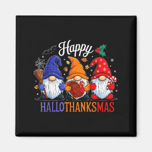 Aimant Halloween Thanksgiving Noël Joyeux Hallothanks