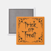 Aimant Halloween Trick ou Treat (Recto/Verso)