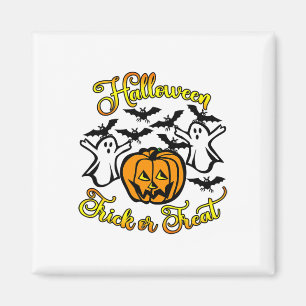 Aimant Halloween Tricoter Ou Traiter