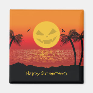 Aimant Halloween tropical