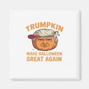 Aimant Halloween Trumpkin - Citation parodique Éffrayante