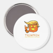 Aimant Halloween Trumpkin drôle - Design de costume class (Recto/Verso)