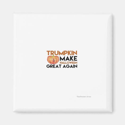 Aimant Halloween Trumpkin Funny - Costume Maga Classique (Devant)