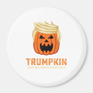 Aimant Halloween Trumpkin Funny - Éffrayant Slogan parodi