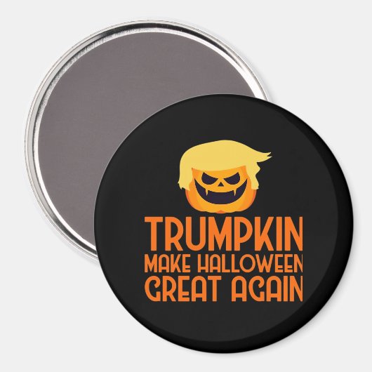 Aimant Halloween Trumpkin rendre Halloween grand à nouvea (Recto/Verso)