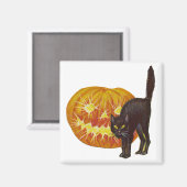 Aimant Halloween vintage (Recto/Verso)