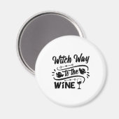 Aimant Halloween Witch Way (Recto/Verso)