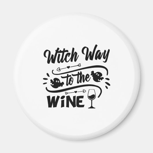 Aimant Halloween Witch Way (Devant)