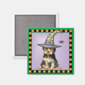 Aimant Halloween Yorkie (Recto/Verso)
