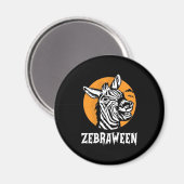Aimant Halloween Zebra (Recto/Verso)