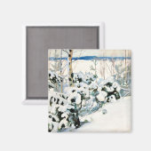 Aimant Halonen - Hiver à Kinahmi (Recto/Verso)