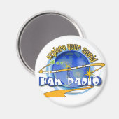 AIMANT HAM RADIO - EXPLOREZ VOTRE MONDE (Recto/Verso)